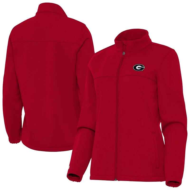 Antigua Georgia Bulldogs Links 2 Golf Full-Zip Jacket