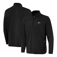 Antigua Georgia Bulldogs Perilous Quarter-Zip Pullover Top
