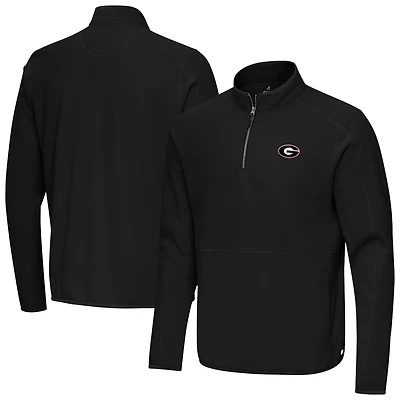 Antigua Georgia Bulldogs Step Up Quarter-Zip Pullover