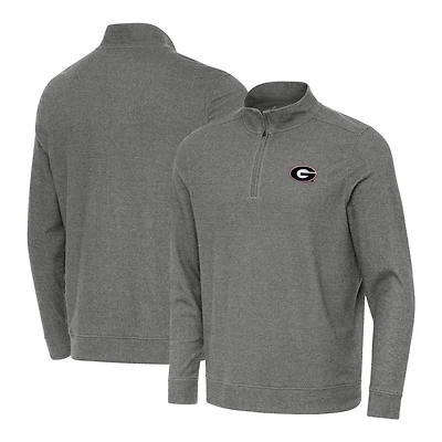 Antigua Georgia Bulldogs Subtle Quarter-Zip Top
