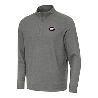 Antigua Georgia Bulldogs Subtle Quarter-Zip Top