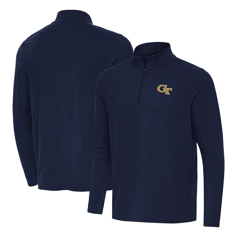 Antigua Georgia Tech Yellow Jackets Intent Quarter-Zip Top
