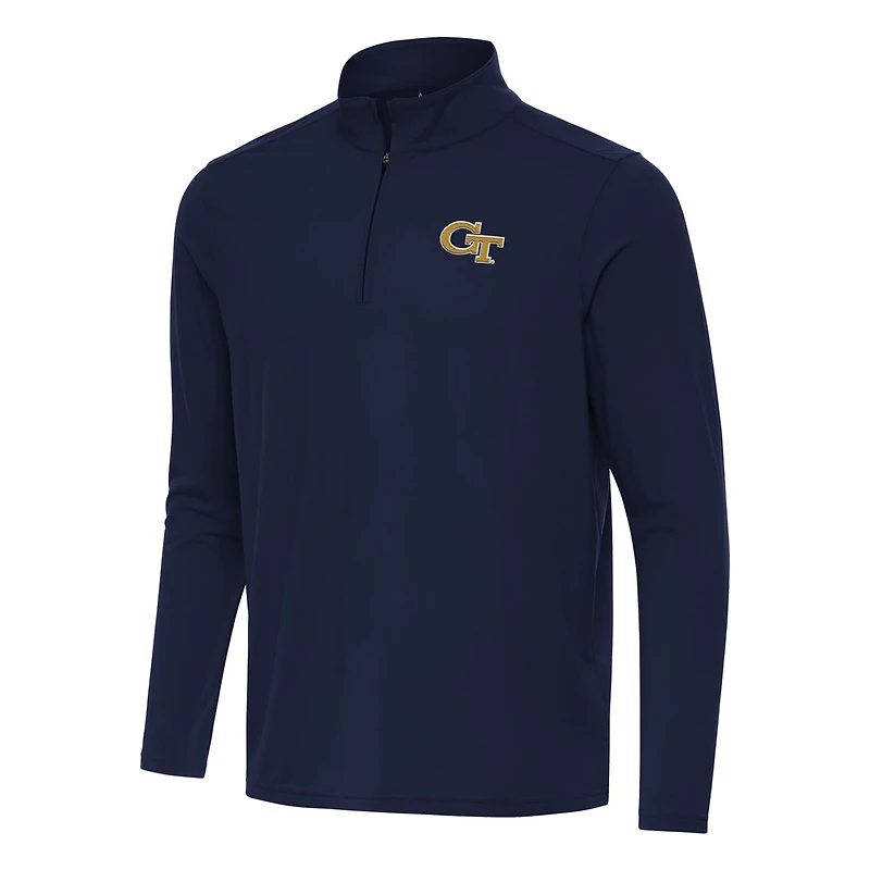 Antigua Georgia Tech Yellow Jackets Intent Quarter-Zip Top