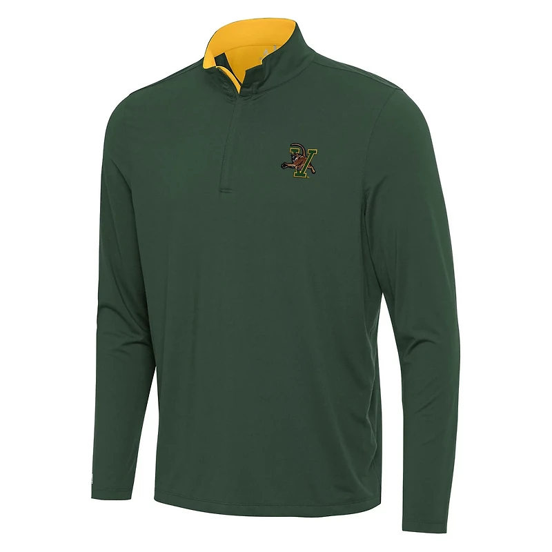 Antigua Gold Vermont Catamounts Content Quarter-Zip Pullover Top