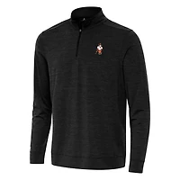 Antigua Heather Clemson Tigers Golfer Bright Quarter-Zip Top