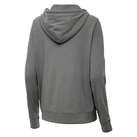 Antigua Heather Crimson Indiana Hoosiers Seeker Full-Zip Hoodie Jacket