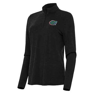 Antigua Heather Florida Gators Bright Quarter-Zip Top