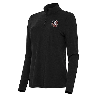 Antigua Heather Florida State Seminoles Bright Quarter-Zip Top
