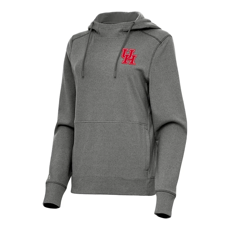 Antigua Heather Houston Cougars Justice Pullover Hoodie