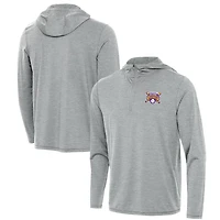 Antigua Heather LSU Tigers 2025 NCAA Baseball College World Series National Champions Tidy Quarter-Zip Hoodie