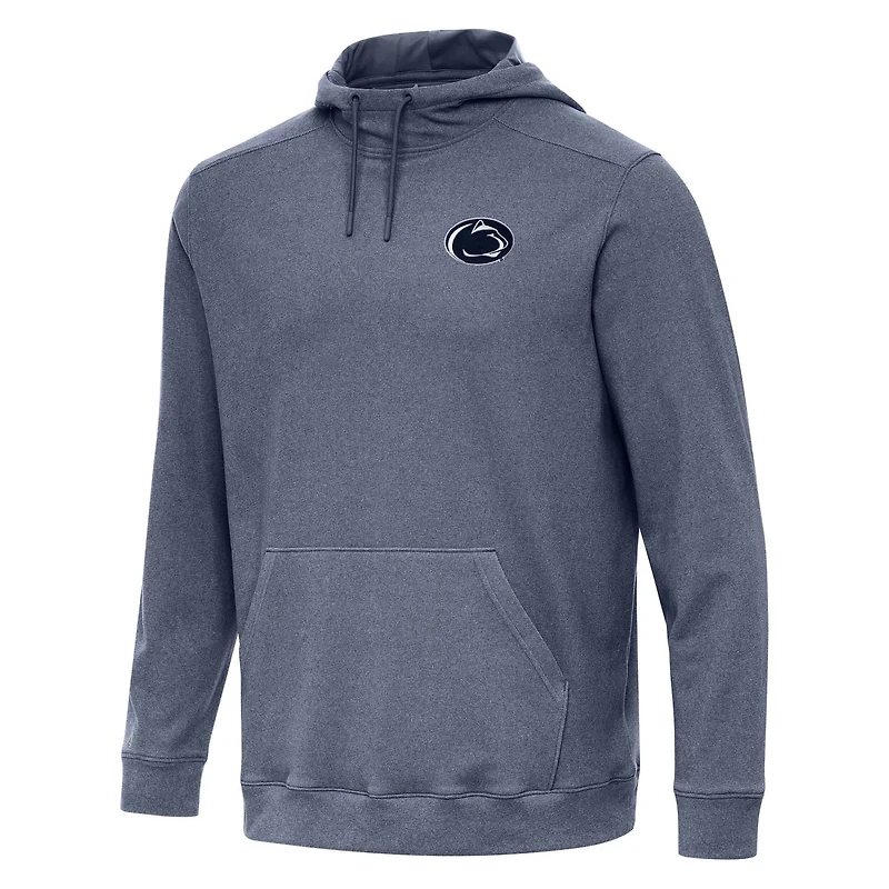 Antigua Heather Penn State Nittany Lions Cloud Pullover Hoodie