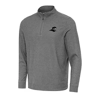 Antigua Heather Providence Friars Subtle Quarter-Zip Sweatshirt