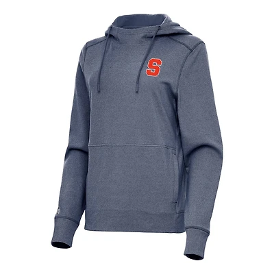 Antigua Heather Syracuse Orange Justice Pullover Hoodie