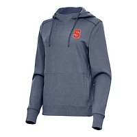 Antigua Heather Syracuse Orange Justice Pullover Hoodie