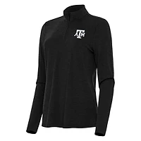 Antigua Heather Texas AM Aggies Bright Quarter-Zip Top