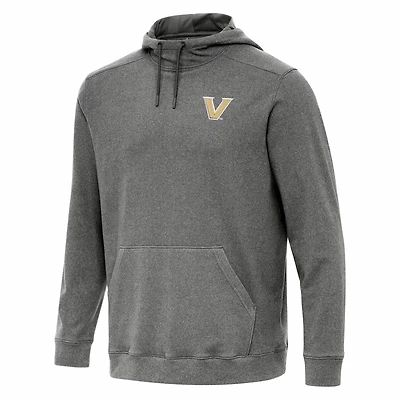 Antigua Heather Vanderbilt Commodores Cloud Pullover Hoodie