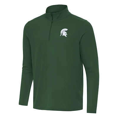 Antigua Hunter Michigan State Spartans Intent Quarter-Zip Top