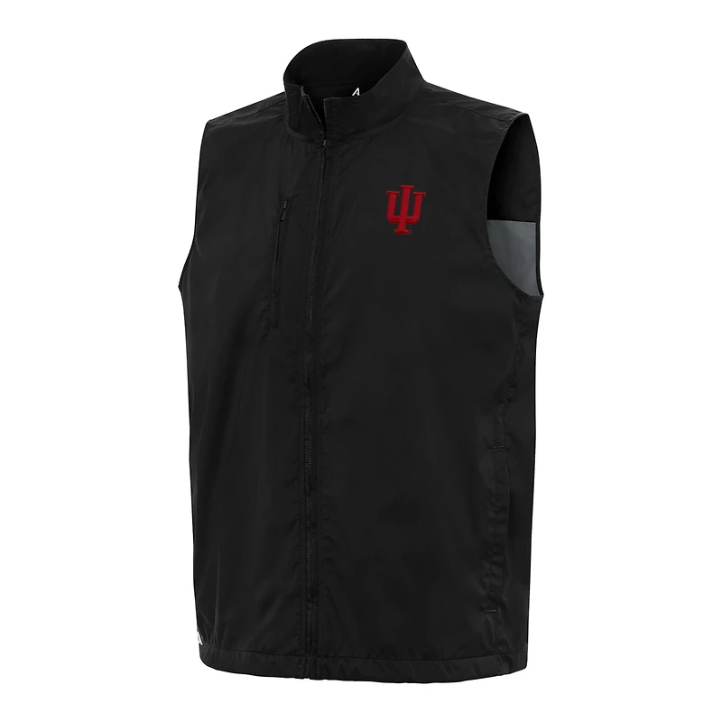 Antigua Indiana Hoosiers Brisk Full-Zip Vest