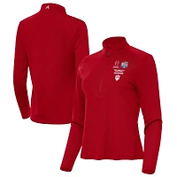 Antigua Indiana Hoosiers College Football Playoff 2026 Peach Bowl Champions Tribute Half-Zip Pullover