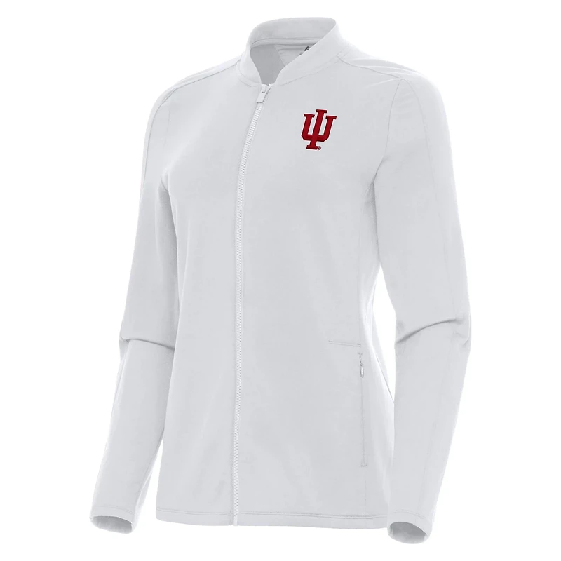 Antigua Indiana Hoosiers Continual Full-Zip Jacket