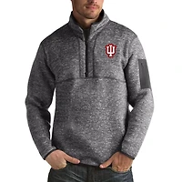 Antigua Indiana Hoosiers Fortune Big  Tall Quarter-Zip Pullover Jacket