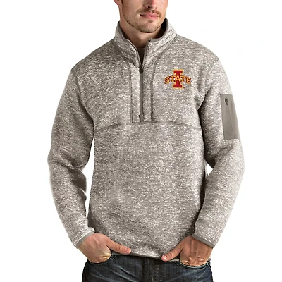 Antigua Iowa State Cyclones Fortune Half-Zip Pullover Jacket