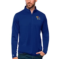 Antigua Kansas Jayhawks Tribute Quarter-Zip Top