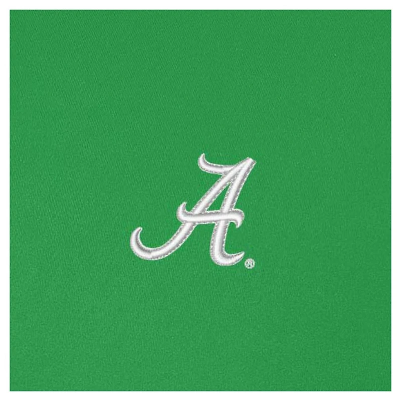 Antigua Kelly Alabama Crimson Tide St Patrick's Day Intent Quarter-Zip Pullover