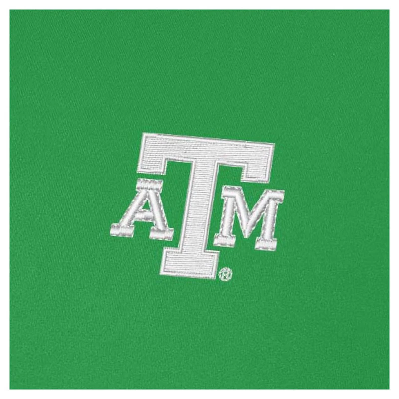 Antigua Kelly Texas AM Aggies St Patrick's Day Intent Quarter-Zip Pullover