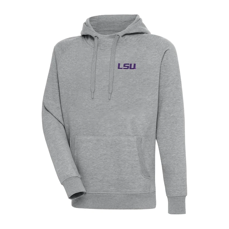Antigua LSU Tigers Big  Tall Victory Pullover Hoodie