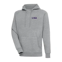 Antigua LSU Tigers Big  Tall Victory Pullover Hoodie