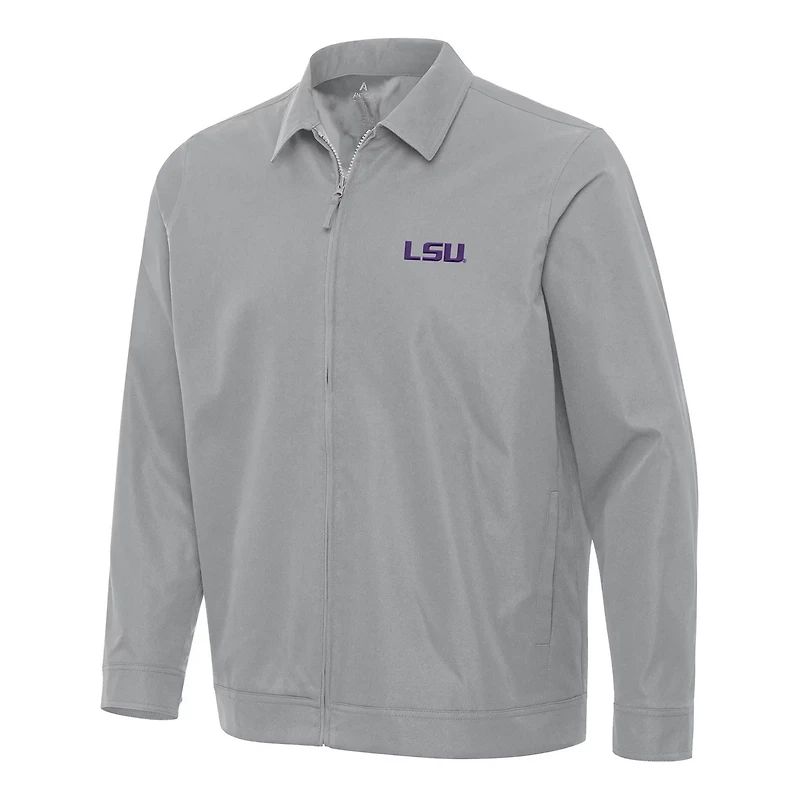 Antigua LSU Tigers Pivot Full-Zip Jacket