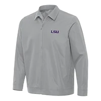 Antigua LSU Tigers Pivot Full-Zip Jacket