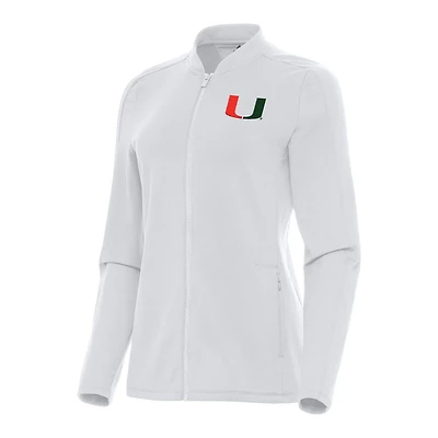Antigua Miami Hurricanes Continual Full-Zip Jacket