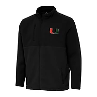 Antigua Miami Hurricanes Daily Fused Full-Zip Jacket