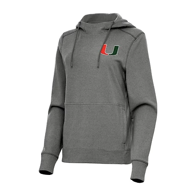 Antigua Miami Hurricanes Justice Pullover Hoodie