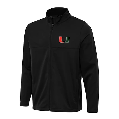 Antigua Miami Hurricanes Links 2 Full-Zip Golf Jacket