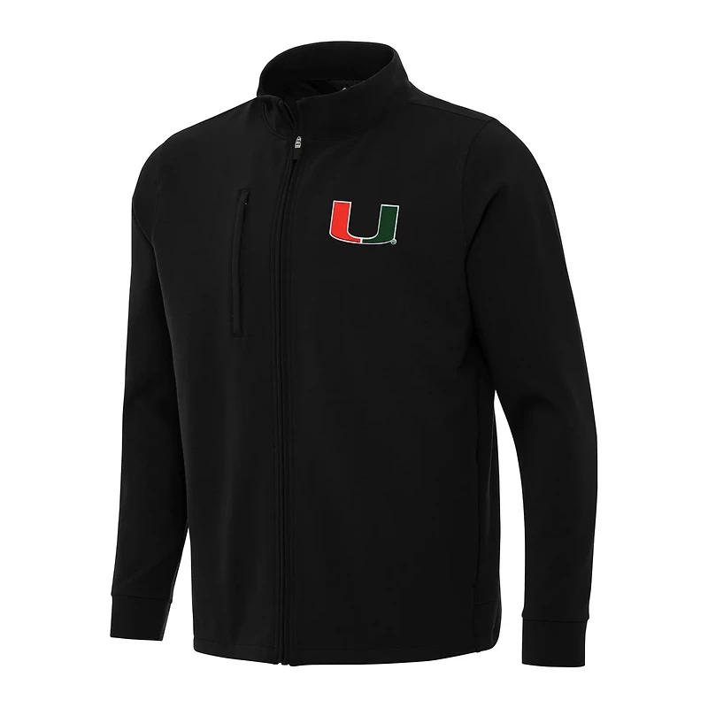 Antigua Miami Hurricanes Regard Full-Zip Jacket
