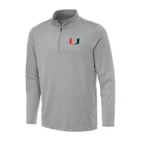 Antigua Miami Hurricanes Reprocess Quarter-Zip Top