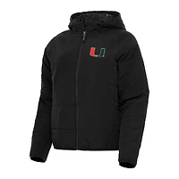 Antigua Miami Hurricanes Universe Full-Zip Puffer Jacket
