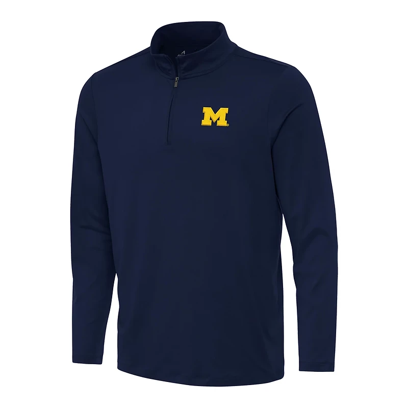 Antigua Michigan Wolverines Reprocess Quarter-Zip Top