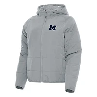 Antigua Michigan Wolverines Universe Full-Zip Puffer Jacket