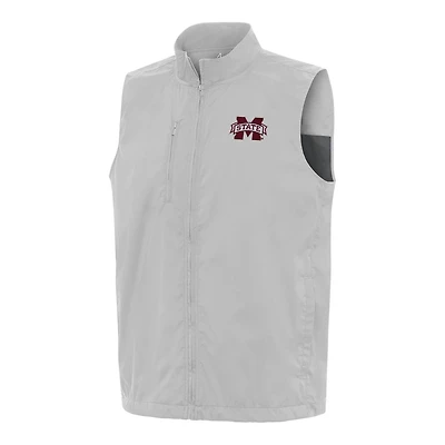 Antigua Mississippi State Bulldogs Brisk Full-Zip Vest