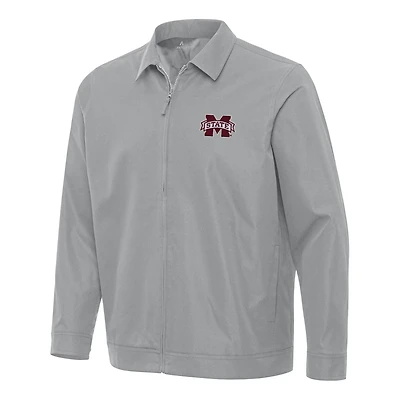 Antigua Mississippi State Bulldogs Pivot Full-Zip Jacket