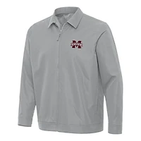 Antigua Mississippi State Bulldogs Pivot Full-Zip Jacket