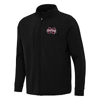 Antigua Mississippi State Bulldogs Regard Full-Zip Jacket