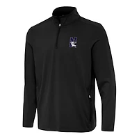 Antigua Northwestern Wildcats Perilous Quarter-Zip Sweatshirt