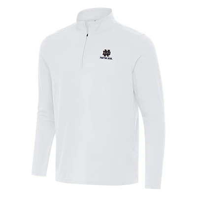 Antigua Notre Dame Fighting Irish Intent Quarter-Zip Top