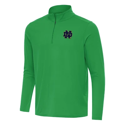 Antigua Notre Dame Fighting Irish Intent Quarter-Zip Top
