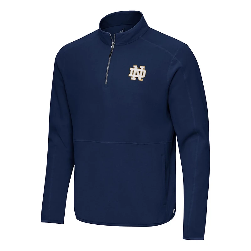 Antigua Notre Dame Fighting Irish Step Up Quarter-Zip Pullover